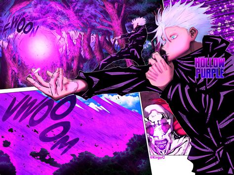 Colored Gojo’s Hollow Purple : r/JuJutsuKaisen