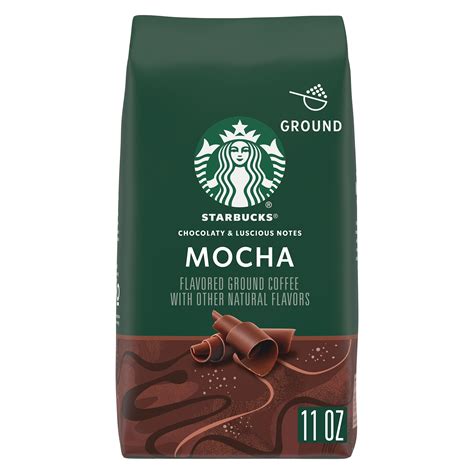 Starbucks Mocha Flavored Coffee, Ground Coffee, Naturally Flavored, 11 ...