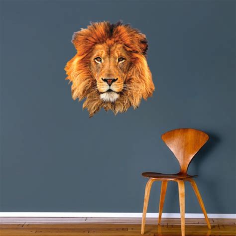 Lion Wall Decal - African Wall Decal Murals - Primedecals