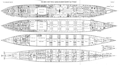 Titanic D Deck Plans Drawings