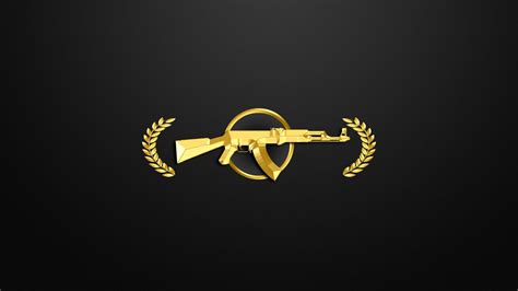 Gold Ak 47 Wallpaper