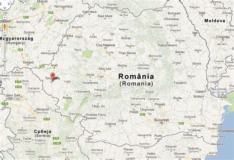 Timisoara Map - Romania