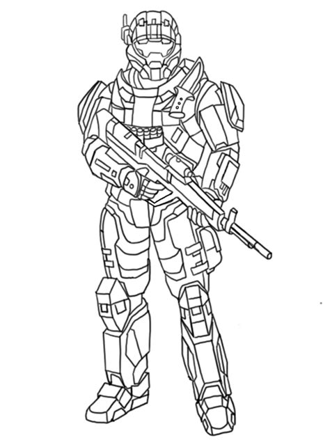 Halo Coloring Pages - Free Printable Coloring Pages for Kids