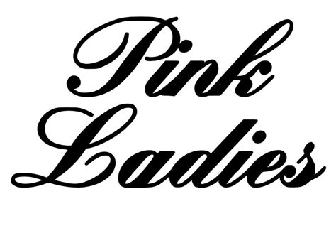 Illussion: Pink Ladies Grease Logos