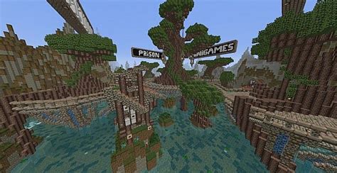 Custom Hub map Minecraft Map