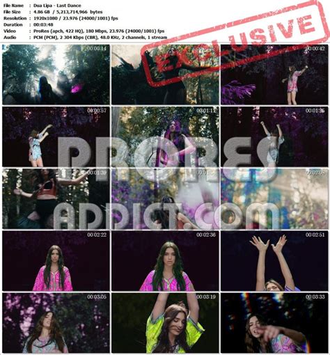 Dua Lipa – Last Dance – ProRes Addict – The Music video collector