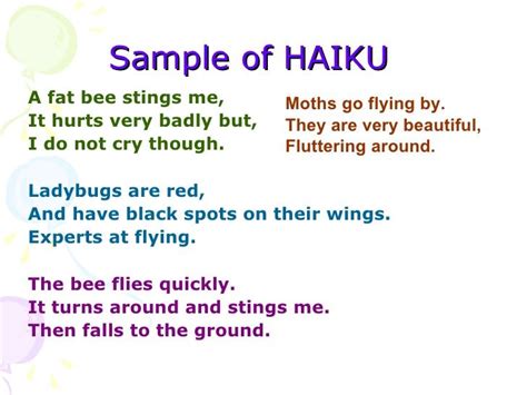 National Haiku Day; April 17 | Haiku poems, Haiku poems examples, Haiku