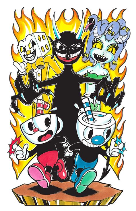 Cuphead Bosses — ART OF DAVID WONG