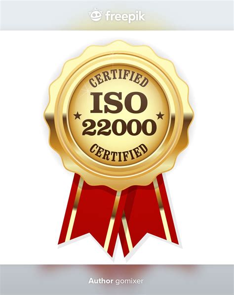 Iso 22000 Logo Vector