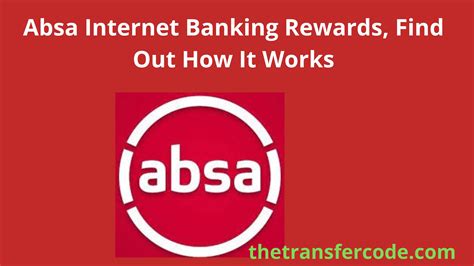 Absa Internet Banking Rewards, Find Out How It Works