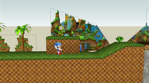 Sonic Generations styled green hill zone act 1 | 3D Warehouse