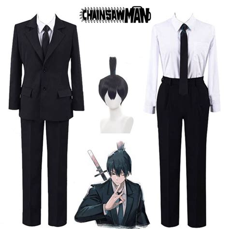 Top Anime Chainsaw Man Season 2 Hayakawa Aki Cosplay Costumes Wigs ...