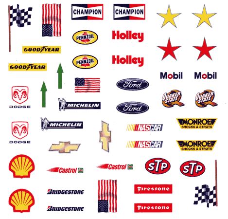 NASCAR Decal for Pinewood Derby Cars