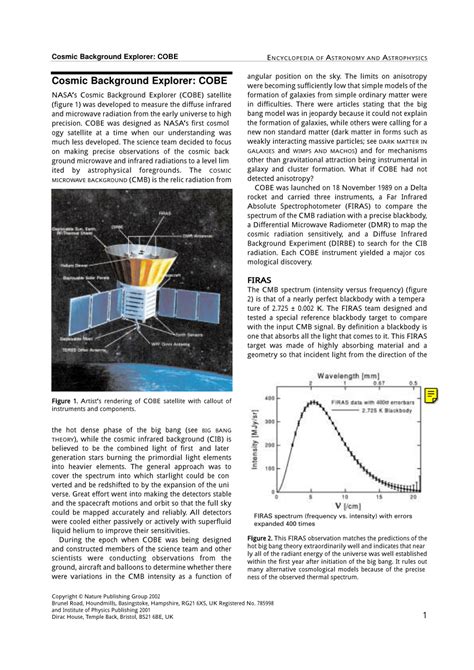 (PDF) Cosmic Background Explorer: COBE