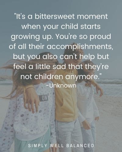 Relatable Quotes About Kids Growing Up | Simply Well Balanced