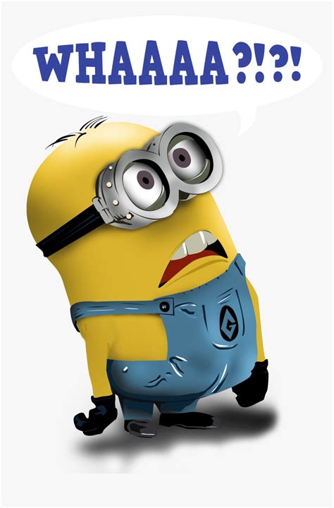 Collection Of Free Minions - Confused Minion, HD Png Download - kindpng