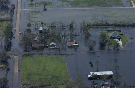 Aerial photos of Hurricane Ike damage