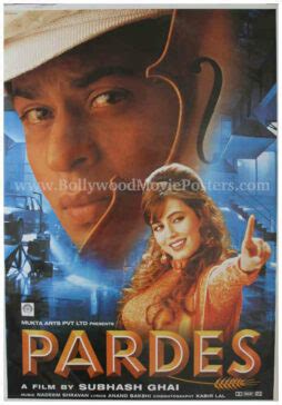 Pardes Shahrukh Khan hand painted Bollywood posters