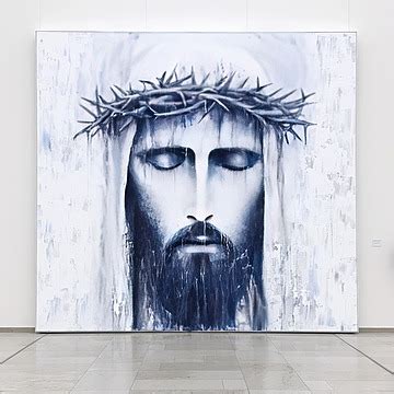 A Large Painting Of Jesus Christ Background, Painting, Jesus, Christ ...