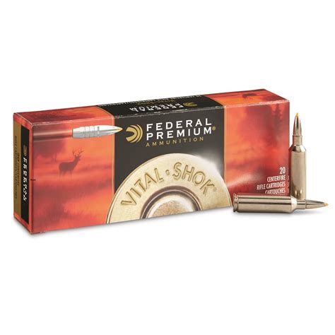 Federal Premium Vital-Shok, .270 WSM, Trophy Bonded Tip Rifle, 130 ...