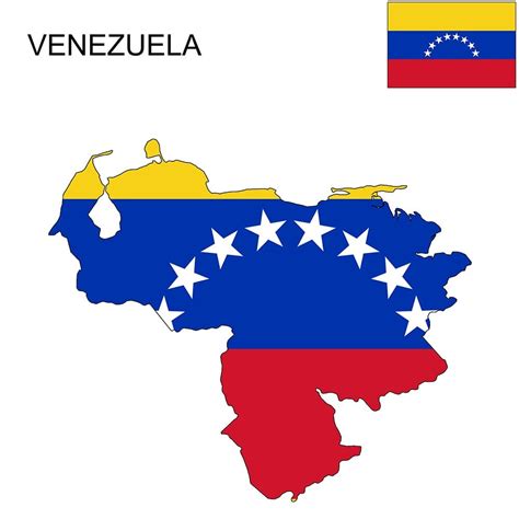 Venezuela Flag Map and Meaning | Mappr