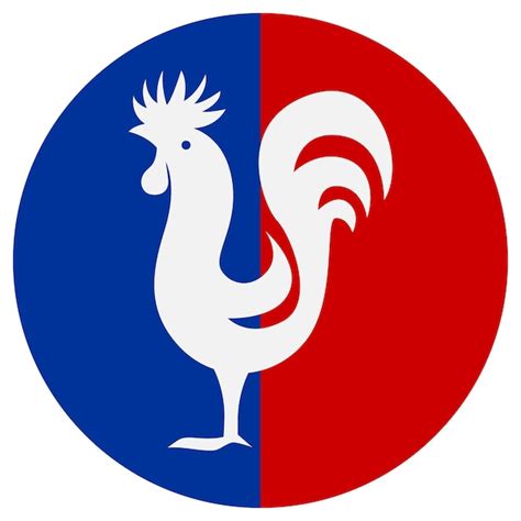 Premium Vector | National emblems of france concept coq gaulois ...