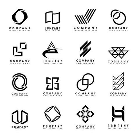 Set of company logo design ideas vector - Download Free Vectors ...