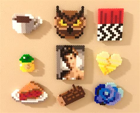 Twin Peaks Magnets Perler Bead Pixel Art Patterns - Pixel Art Shop