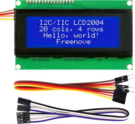 FREENOVE I2C LCD 2004 Module, IIC TWI Serial 20x4 | Ubuy Algeria