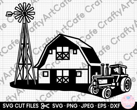 Barn Svg Farm Svg Barn Png Farm Png Farm Clipart Vector Design - Etsy ...