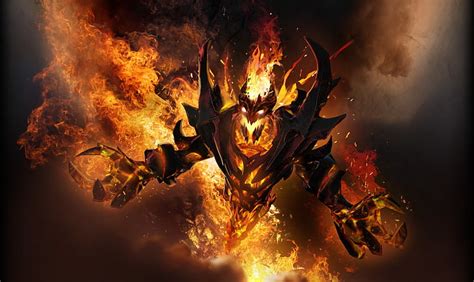 Dota 2, Nevermore, Shadow Fiend, video games, fire, burning HD ...