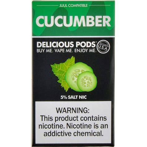 Delicious Pods Cucumber Juul Compatible | Delicious, Cucumber, Pods