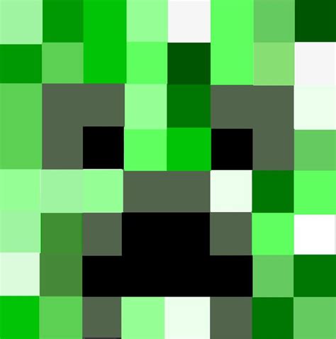 Creeper Face Icon | Creepers, Minecraft pixel art, Minecraft face