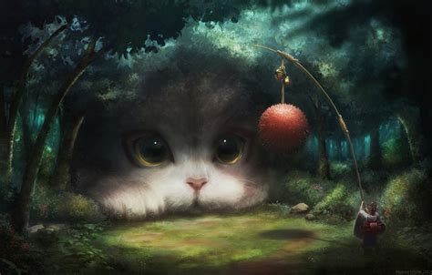 artwork, Digital art, Fantasy art, Cat Wallpapers HD / Desktop and ...