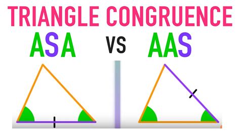 Triangle Congruence Theorems: ASA or AAS? - YouTube