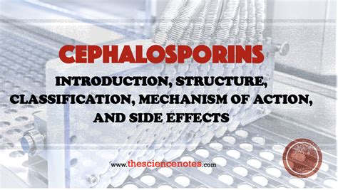 Cephalosporins: Introduction, Structure, Classification, Mechanism of ...