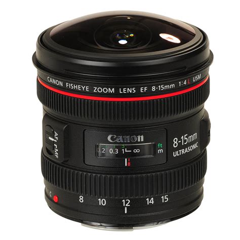 Canon EF 8-15mm f/4L Fisheye USM Ultra-Wide Zoom Lens