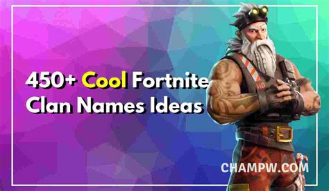 450+ Cool Fortnite Clan Names That Are Not Taken