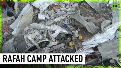 Rafah refugee camp attacked in Southern Gaza