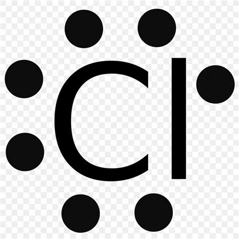 Lewis Structure Chlorine Valence Electron Diagram, PNG, 2000x2000px ...