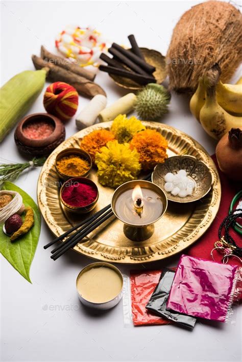 Pooja elements for worshipping hindu god – Artofit