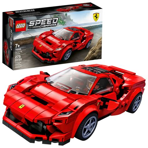 LEGO Speed Champions 76895 Ferrari F8 Tributo Racing Model Car, Vehicle ...