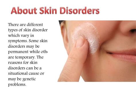 Skin disorders and their treatment