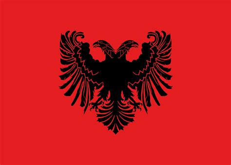 A recreation of the first Albanian flag. (Credits: u/azukay ) : r ...