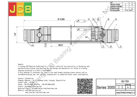 DRAWINGS ROTEK - SLEWING BEARING MANUFACTUTERE