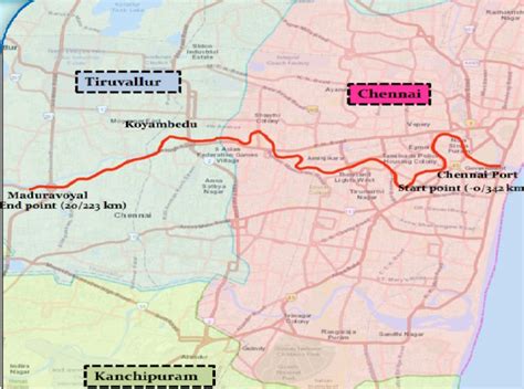 Chennai Port-Maduravoyal Expressway: Map & Status Update [2024]