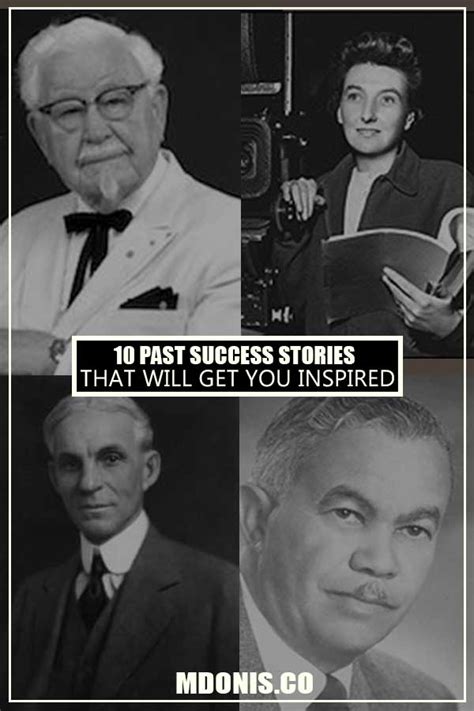 10 PAST SUCCESS STORIES THAT WILL GET YOU INSPIRED - MDONIS