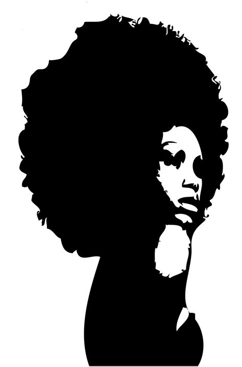 Black Woman Silhouette Clip Art - ClipArt Best