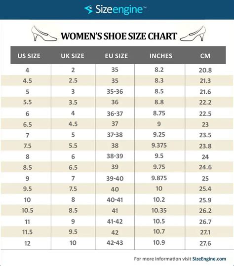 Shoe Size Conversion Chart Us Uk Eu In Au | fakenews.rs