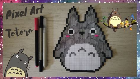 PIXEL ART TOTORO - YouTube